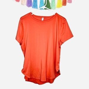 Under Armour Papaya Loose Coupe Heat Gear Short Sleeve Athletic T-Shirt Large